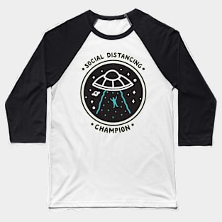 Social Distancing Champion Baseball T-Shirt